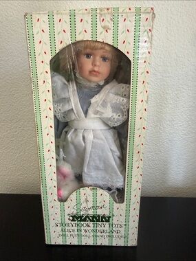 Seymour Mann Storybook Tiny Tots Alice In Wonderland LE Doll With Box COA Rabbit